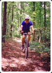 Woods riding in Missouri, 1994
